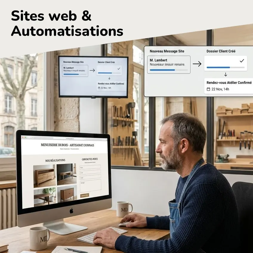 Création de sites web et automatisation Hérault